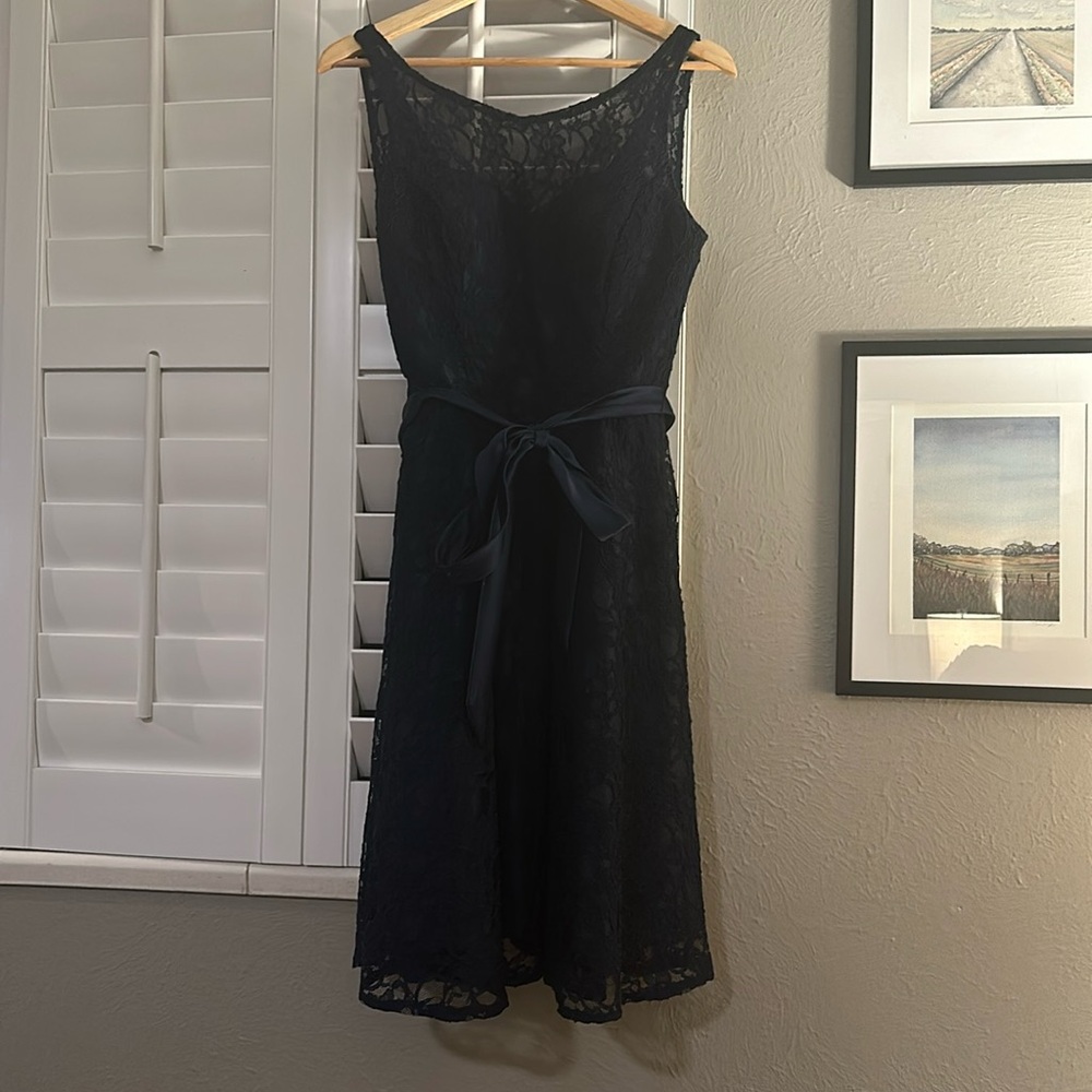 EUC Marina Navy Lace Dress
